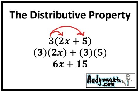 what does distribute mean math